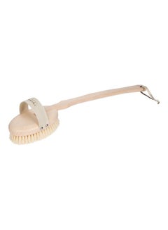 Hydrea London Long Handled Body Brush Beige 50grams  - Image 2