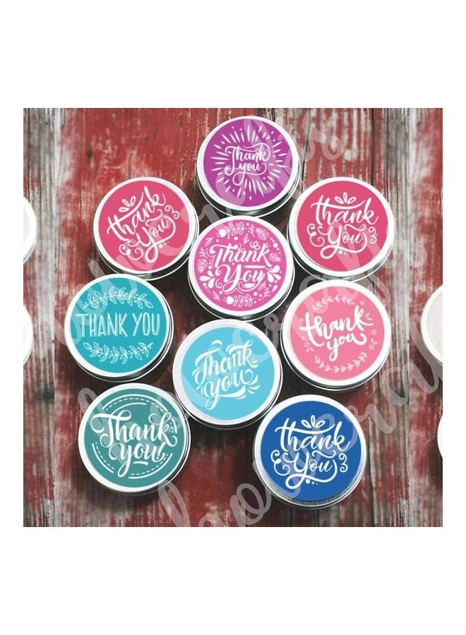 Party with Emma 2- Rolls Of Thank You Stickers Multicolour  - Image 3