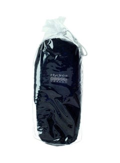 Hydrea London Luxury Cotton Bathroom Slipper Black 200grams  - Image 2