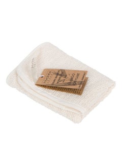 Hydrea London Luxury Bamboo Washcloth White 20grams  - Image 1