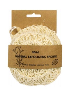Hydrea London Sisal Exfoliating Sponge Cream White 20grams 