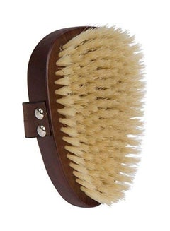 Hydrea London Walnut Wood Exfoliating Wet Palm Brush Brown/Beige 50grams  - Image 1