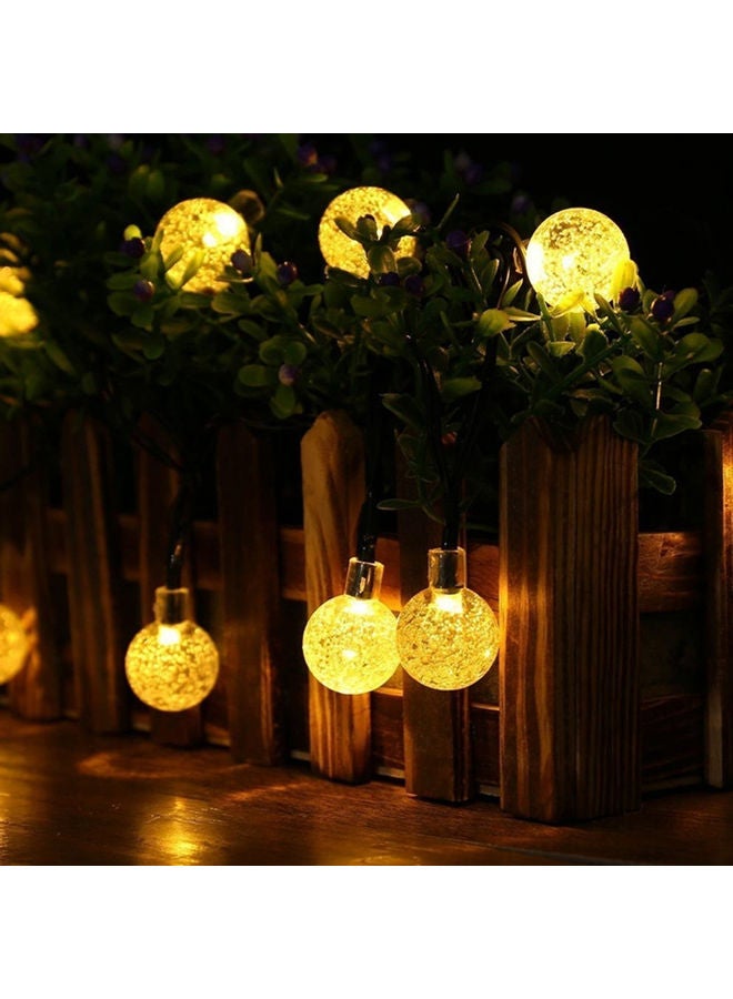 تومشاين حبل إضاءة LED يعمل بالطاقة الشمسية أبيض دافئ  - Image 2