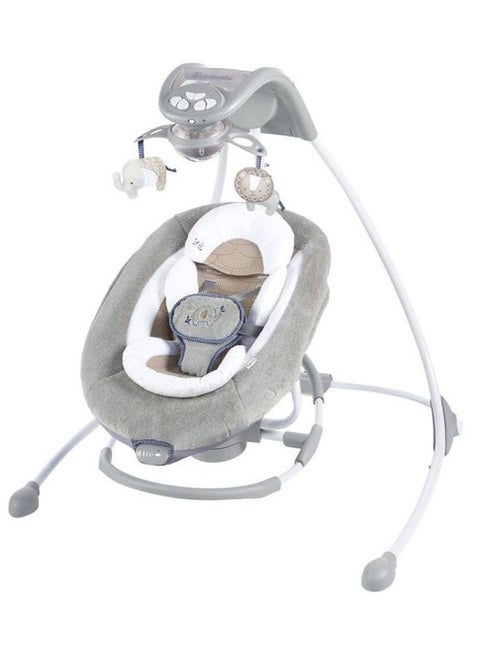 Inlighten Cradling Portable Swing with Attached Toys