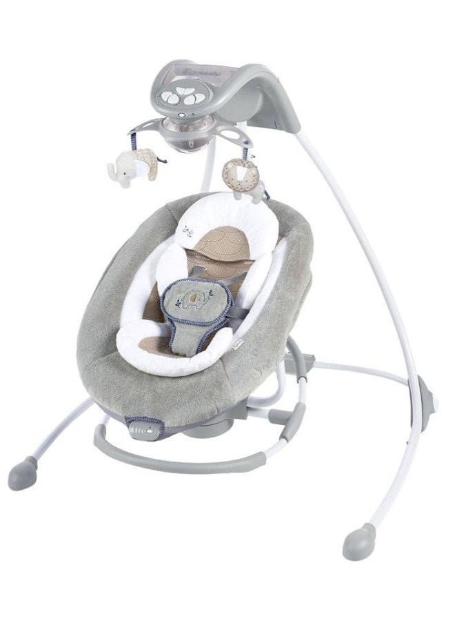 ingenuity - Inlighten Cradling Portable Swing with Attached Toys - Image 1