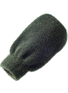 Hydrea London Natural Linen Exfoliating Massage Mitt Green 20grams  - Image 1