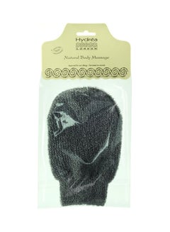 Hydrea London Natural Linen Exfoliating Massage Mitt Green 20grams  - Image 2