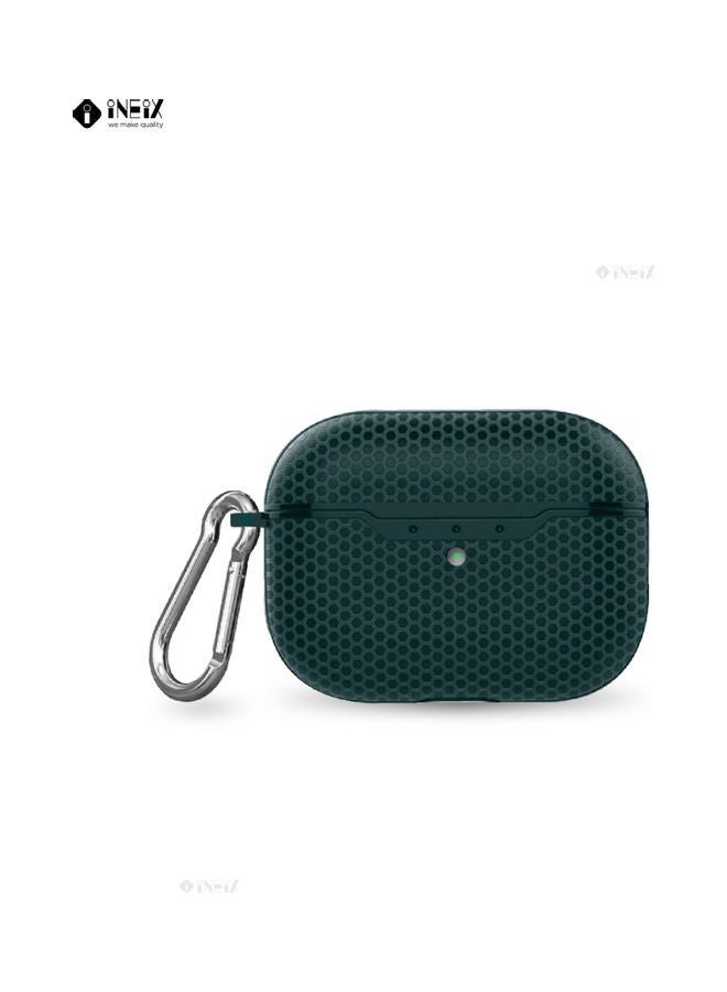 INEIX - Premium Designer Case Cover For Apple AirPods Pro Dark Green - Image 1
