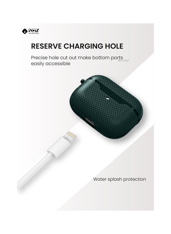 INEIX - Premium Designer Case Cover For Apple AirPods Pro Dark Green - Image 1