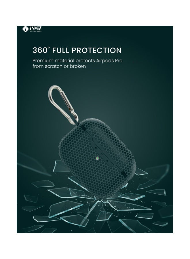 INEIX - Premium Designer Case Cover For Apple AirPods Pro Dark Green - Image 1