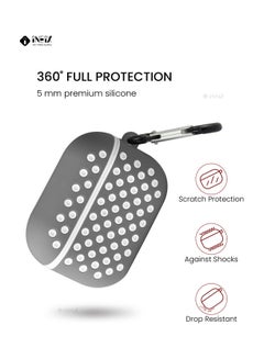 INEIX Double Layer Case Cover For Apple AirPods Pro Grey/White  - Image 3