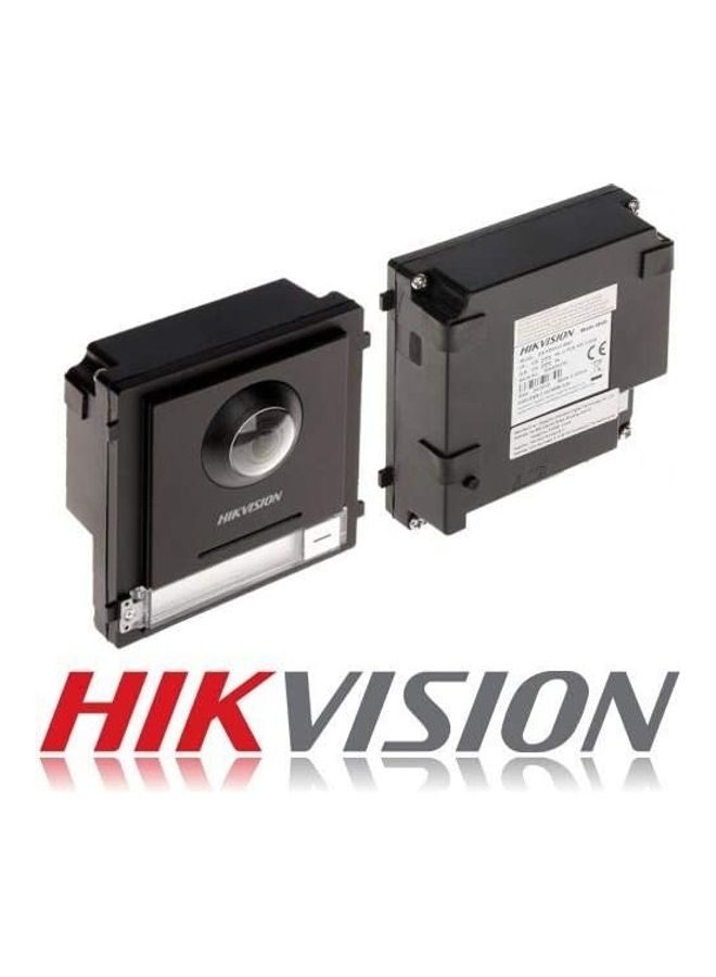 HIKVISION - IP Based Video Door Phone/Bell 7-inch Colorful TFT Screen Video Resolution 1080p Wide Angle Coverage BuiltIn Microphone & Loudspeaker Echo Cancellation Water & Dust Resistant (DS-KIS602) Black 16.93cm - Image 1
