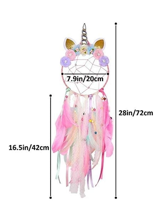 بارتي ويذ إيما صائدة أحلام على شكل يونيكورن متعدد الألوان 20x72سم - Image 3
