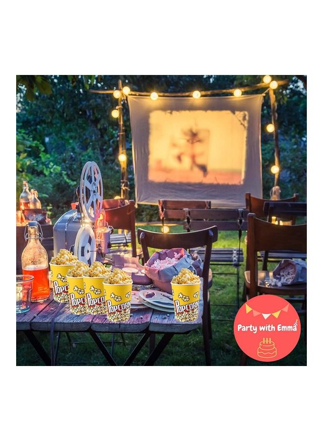 بارتي ويذ إيما طقم أكواب ورقية قابلة للتكديس وخالية من التسرب للاستخدام مرة واحدة مكون من 30 قطعة - Image 5