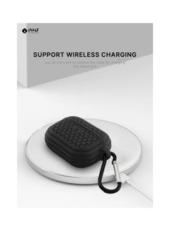 INEIX Textured Designer Case Cover  For Apple AirPods Pro Black  - Image 5