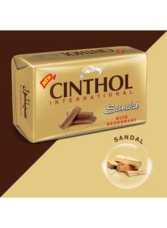 Cinthol Bath Soap Sandal with Deodarant  Germ Protection 175g  Pack of 4  - Image 2