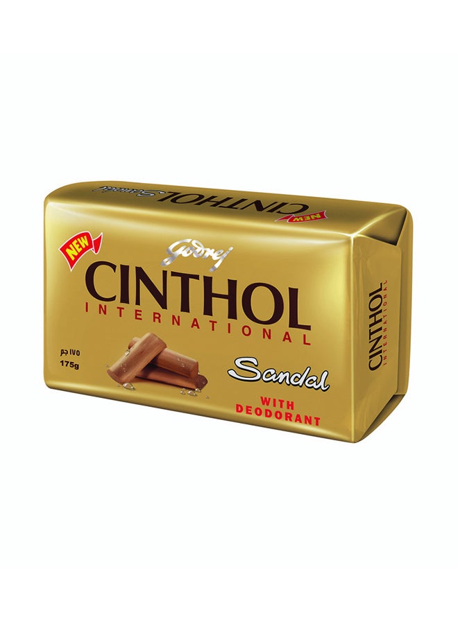 سينثول 4 قطع صابون استحمام بخلاصة الصندل للحماية من الجراثيم القطعة 175 جم - Image 4