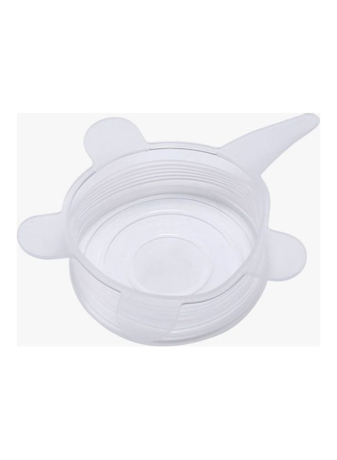 Generic 6-Piece Urban Utility Silicone Stretch Lid Bowl Cover Clear Standard  - Image 3
