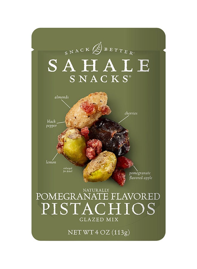 Sahale Snacks Glazed Mix Pomegranate Flavored Pistachios 113grams - Image 1