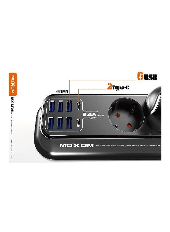 MOXOM Charging Technolgy Smart Strips Black - Image 2