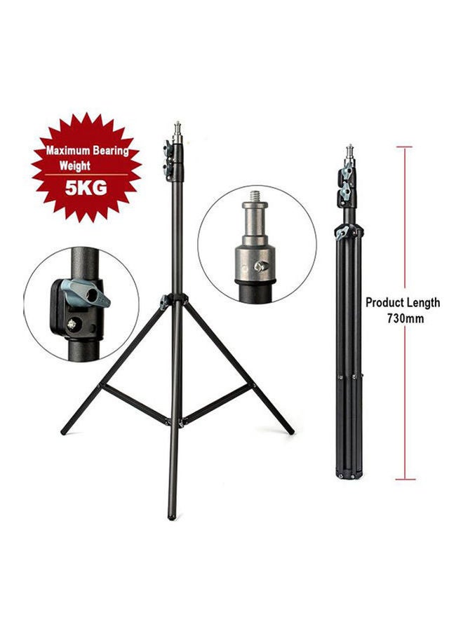 Eachshot Light Stand 78.7In Tripod With 1/4 Screw Head BLack - Image 2