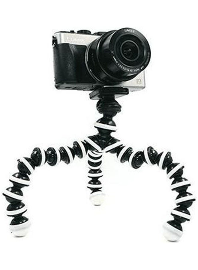 Octopus Portable Flexible Tripod Stand Holder For Iphone Dslr Camera Cell Phone Black/White  - Image 3