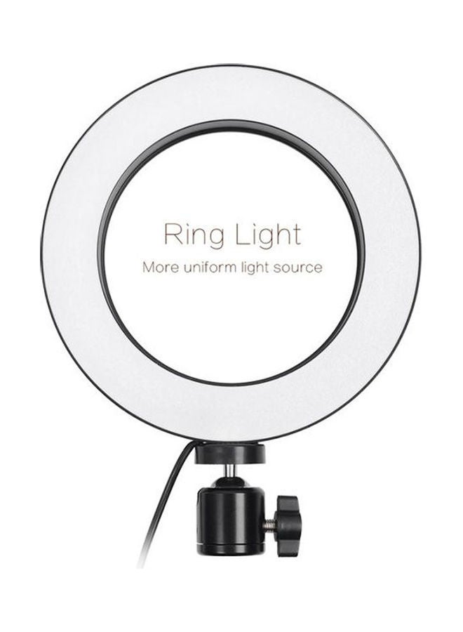 Generic Led Ring Light Video Photography Makeup Camera Smartphone Fill Lamp Black/White  - Image 3