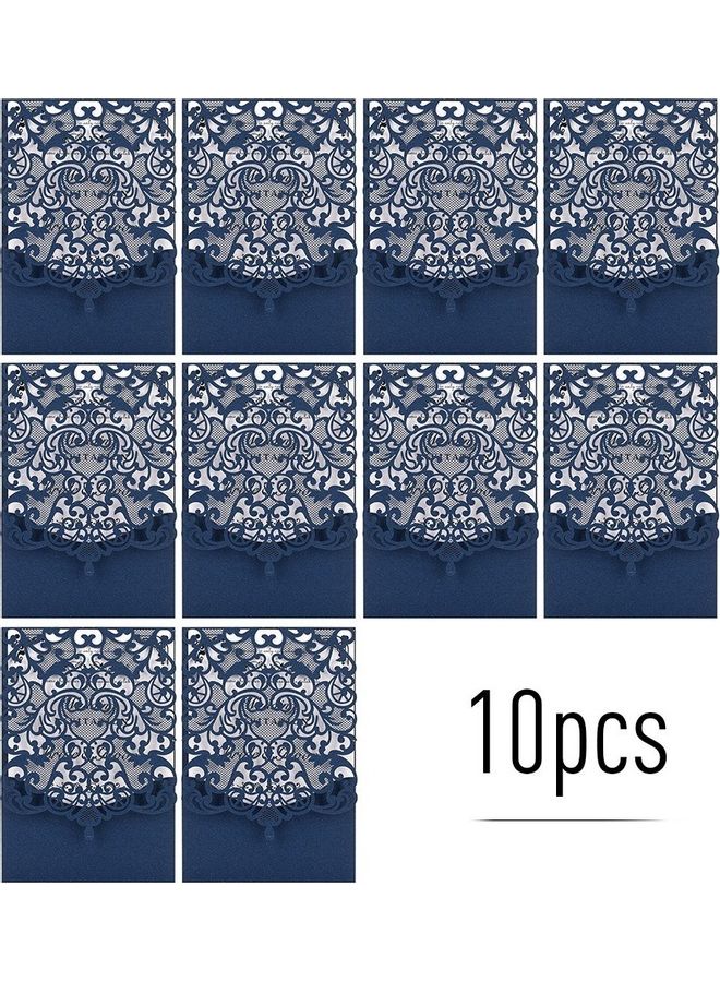 10-Piece Paper Floral Invitation Card Holder Set  - Image 1