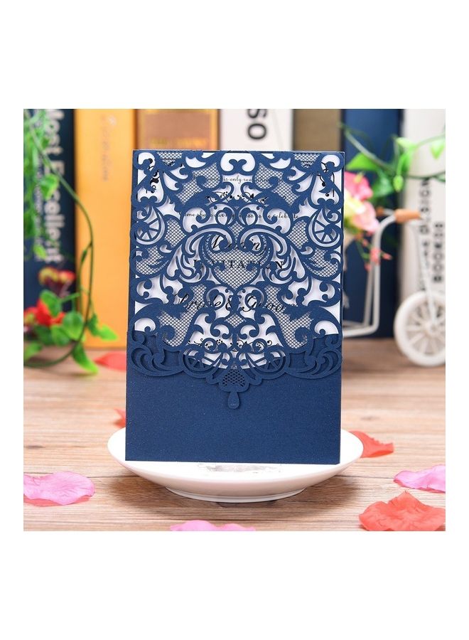 10-Piece Paper Floral Invitation Card Holder Set  - Image 2