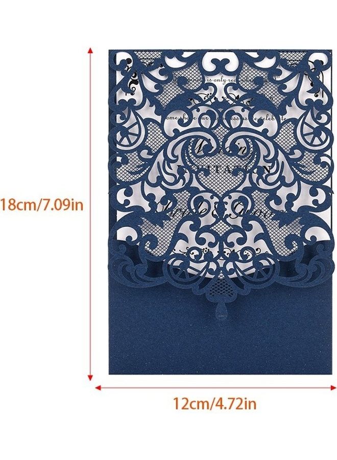 10-Piece Paper Floral Invitation Card Holder Set  - Image 3