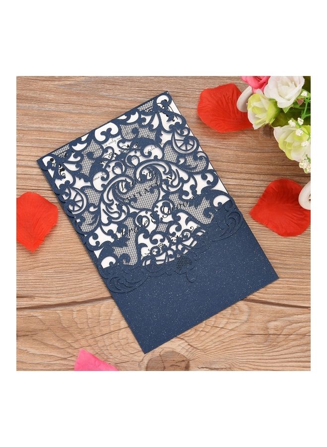 10-Piece Paper Floral Invitation Card Holder Set  - Image 4