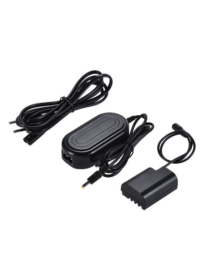 أندوير شاحن مع محول بطارية
 لكاميرات باناسونيك دي إم سي GH5/GH4/GH33 أسود/فضي - Image 1