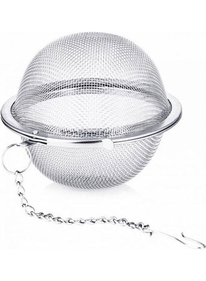 Stainless Steel Tea- Herbs And Spices Filter Silver - Image 1