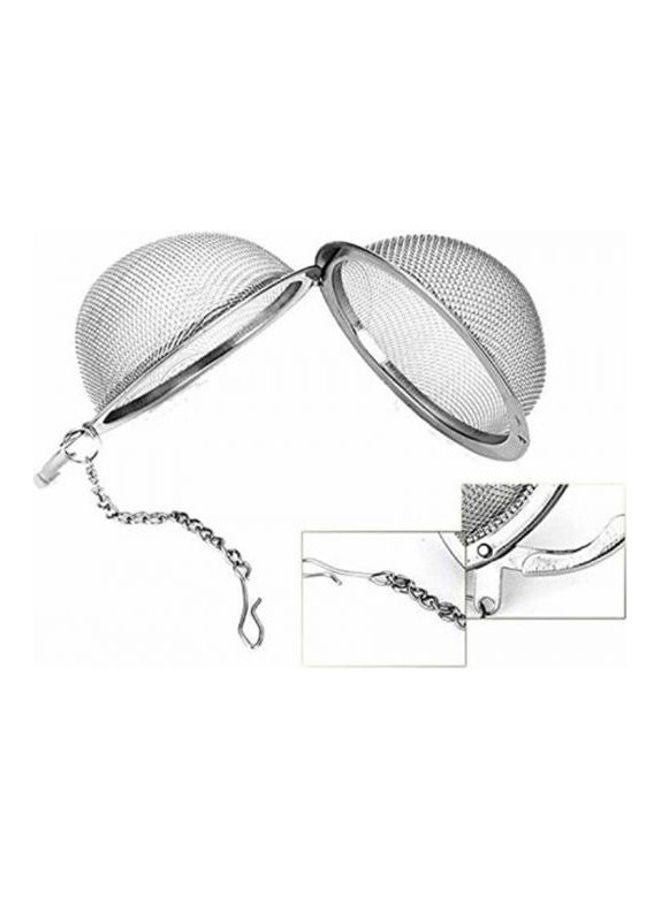 Stainless Steel Tea- Herbs And Spices Filter Silver - Image 2