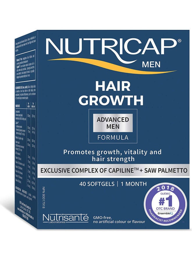 NutriSante Nutricap Advanced Formula Hair Growth For Men 73.5grams