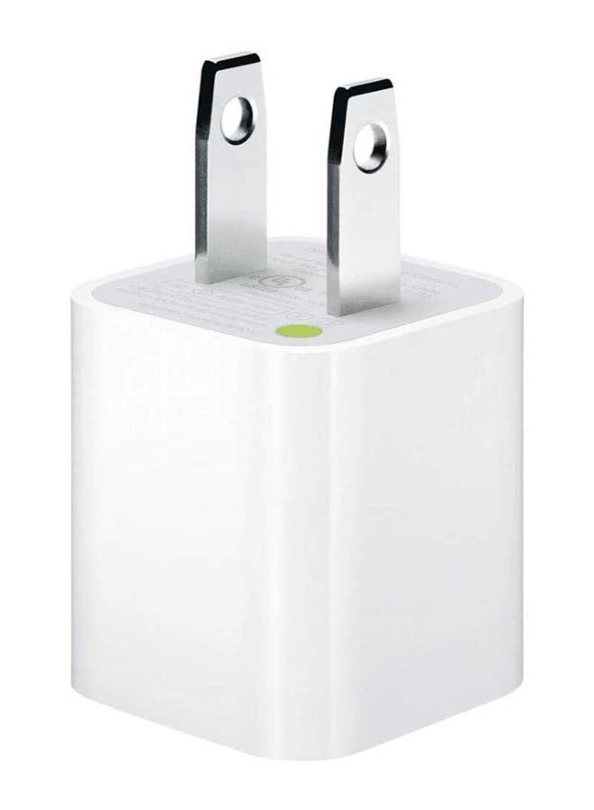Apple 5W USB Power Adapter (2 Pin US Version) White  - Image 1