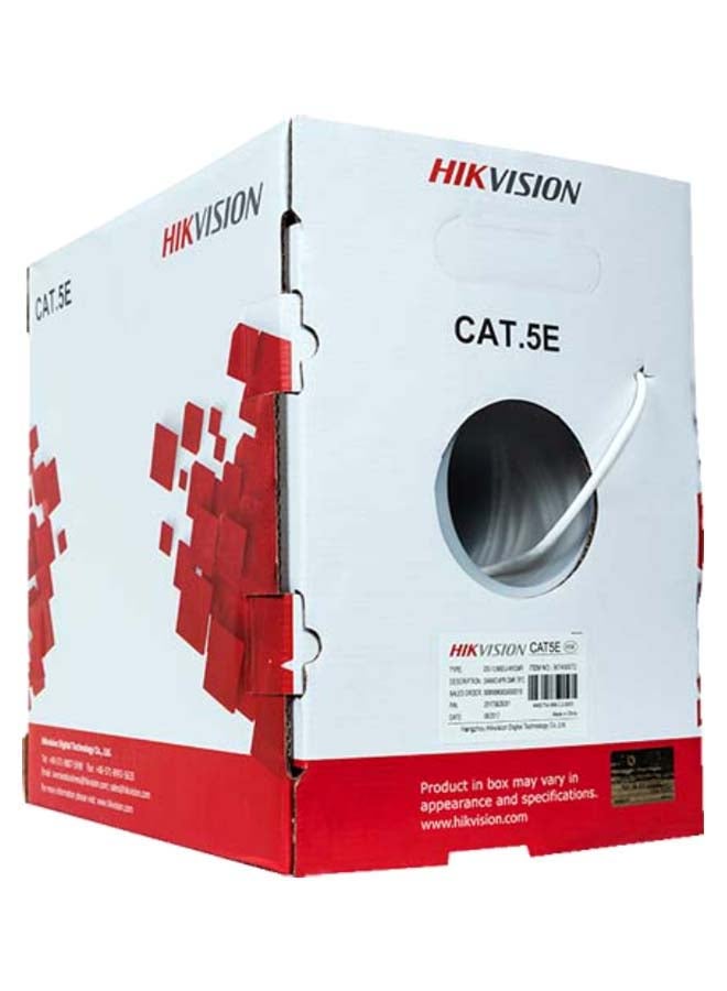 HIKVISION UTP CAT 5E Network Cable Red  - Image 2