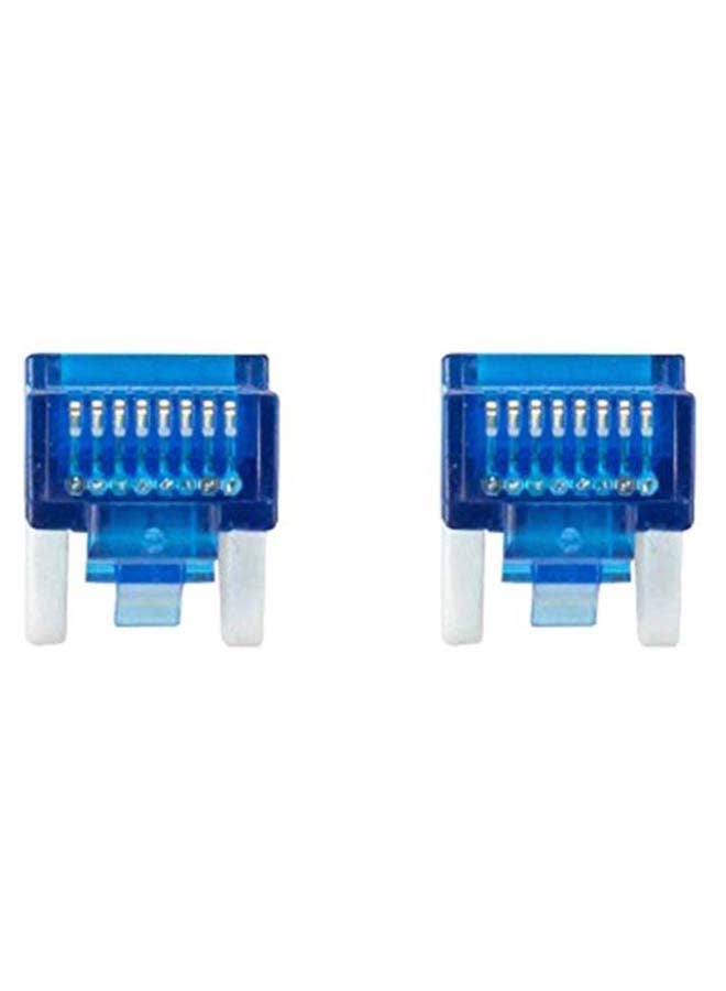 HP CAT6 NETWORK CABLE 3 MTRS Grey/Blue  - Image 2