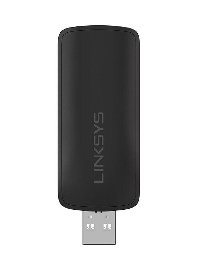 لينكسيس محول لاسلكي AC1200 ثنائي الموجات بمنفذ USB أسود - Image 2