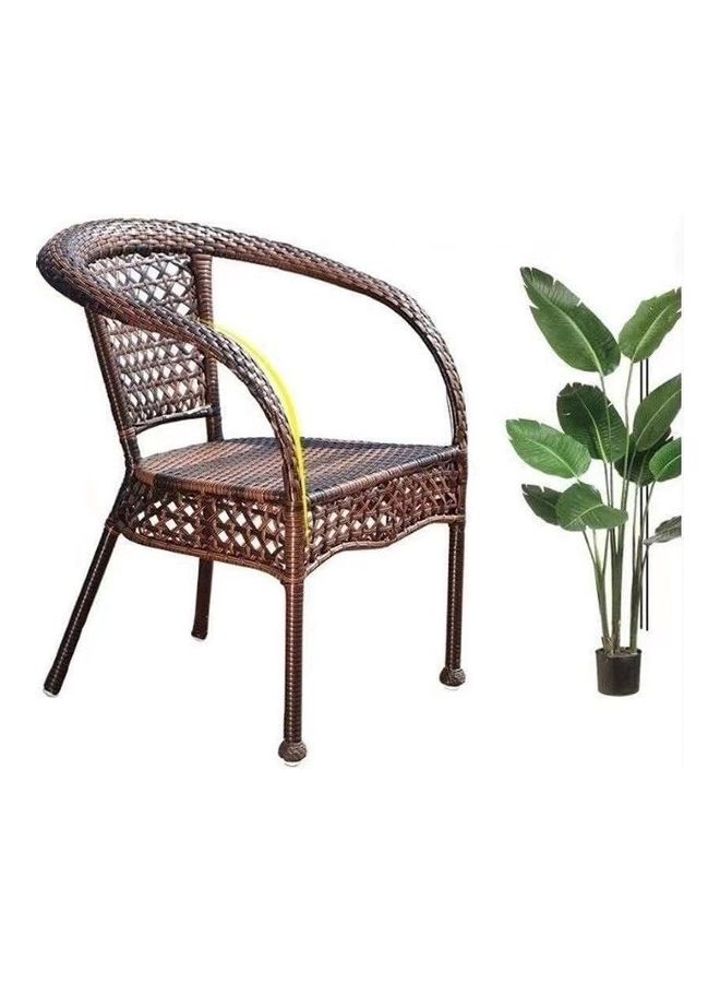 يولان طقم كراسي وطاولة من 5 قطع بني  - Image 2