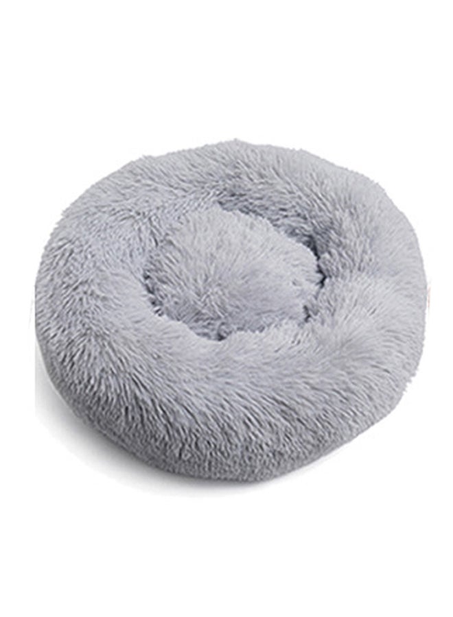 Soft Washable Self Warming Cushion Bed With Anti Slip Bottom Light Grey 55x50x3.5cm - Image 1