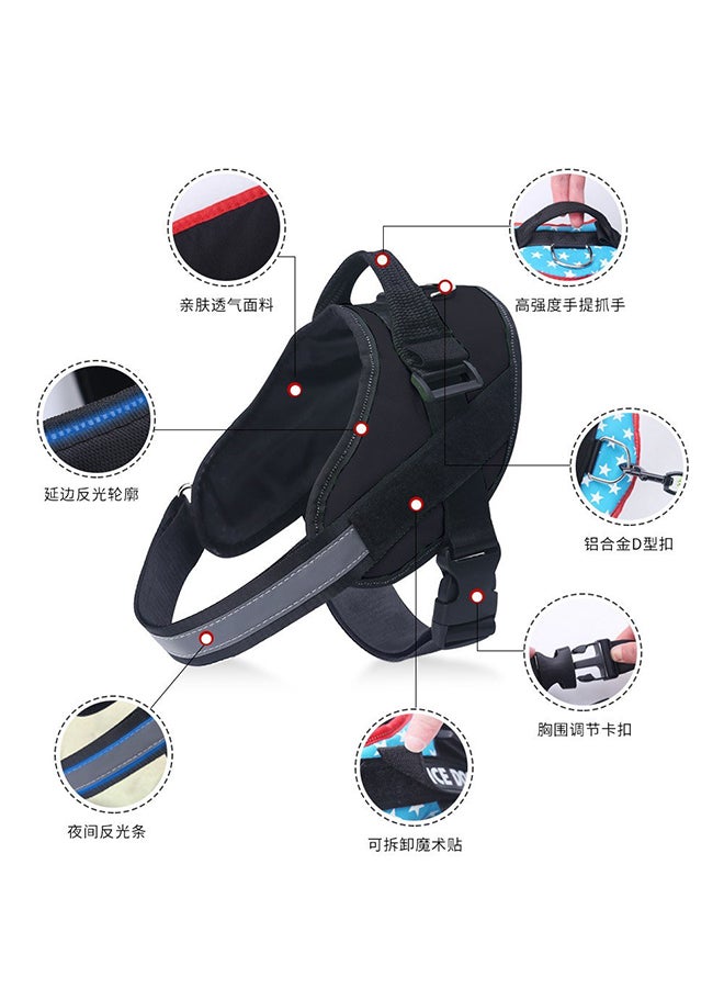 حزام صدر كروس بوردر مضاد للانفجار طراز K9 لحبل الجرّ متعدد الألوان - Image 3