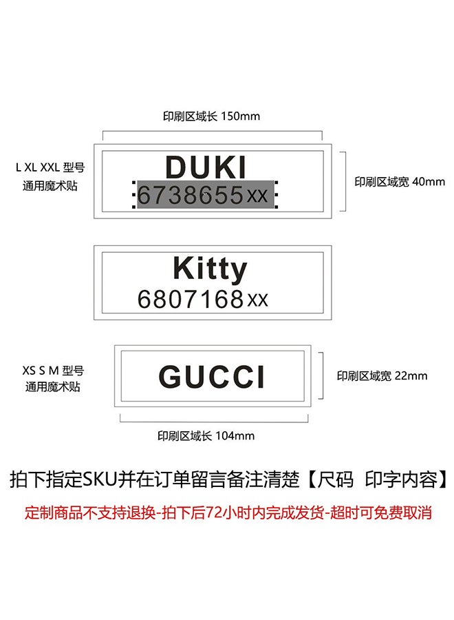 حزام صدر كروس بوردر مضاد للانفجار طراز K9 لحبل الجرّ متعدد الألوان - Image 4