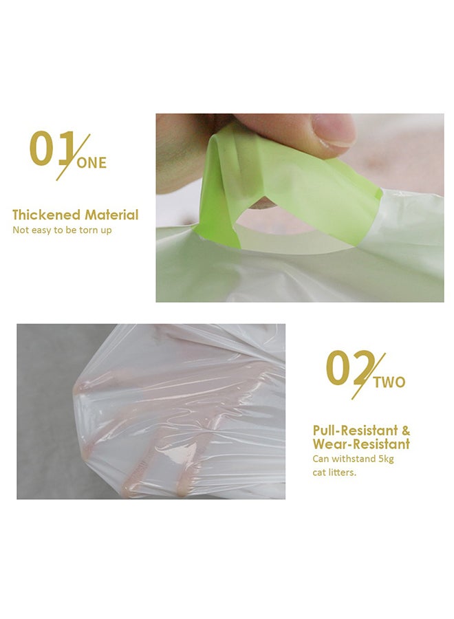 حقيبة برباط لفلتر الفضلات مع بطانة مربعة أبيض 37x27.5x1سم - Image 5