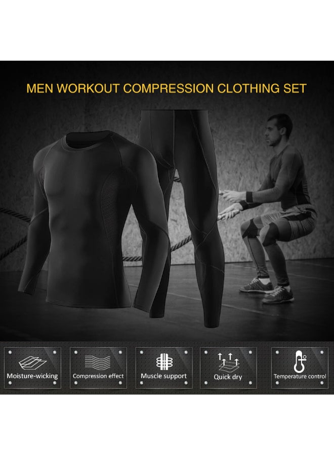 2-Pieces T-Shirt And Pants Set Ebony Black - Image 2