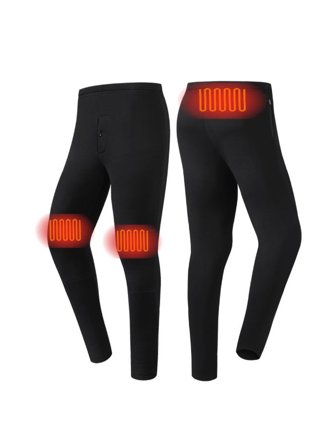 Intelligent Heating Temperature Thermal Pant Black 