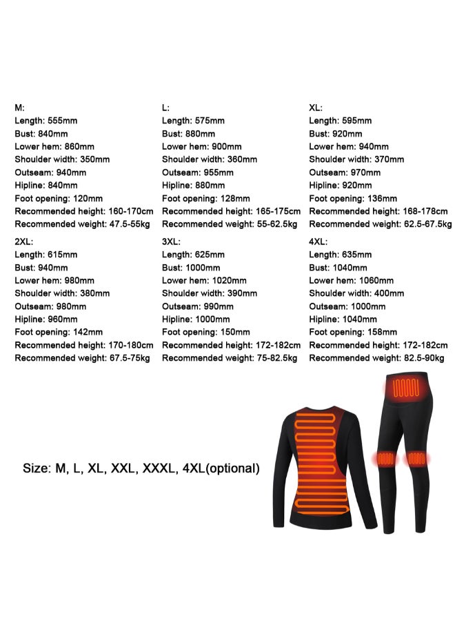 Intelligent Heating Temperature Suit Black  - Image 4