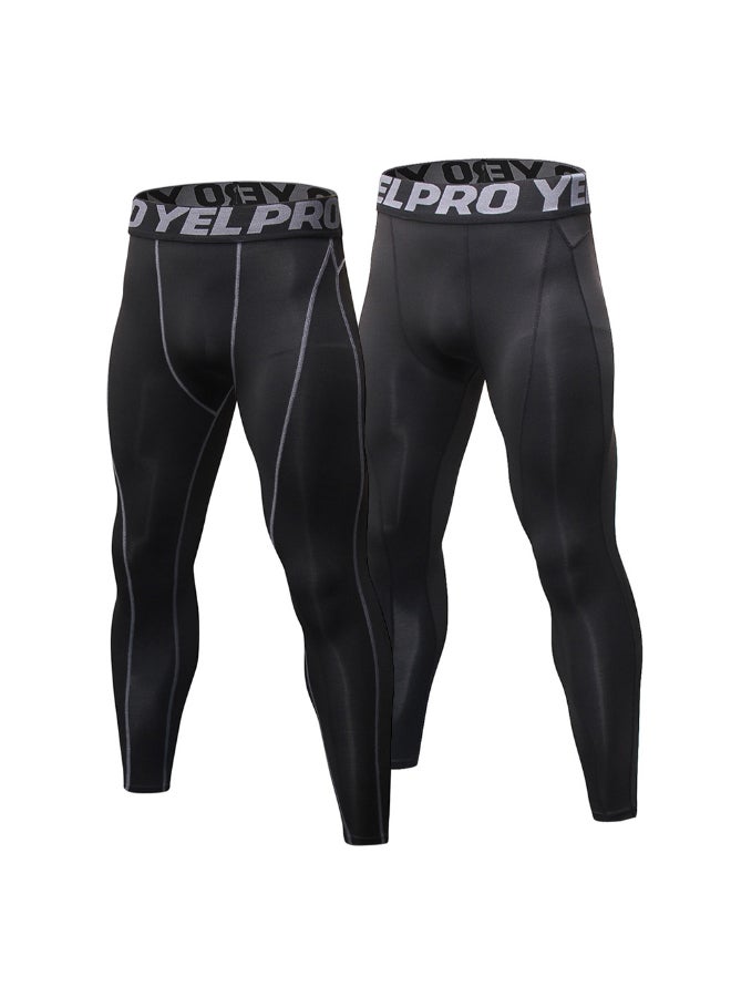 2-Pack Sport Leggings Black