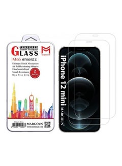 MARGOUN Pack Of 2 Screen Protector For Apple iPhone 12 Mini Clear  - Image 2
