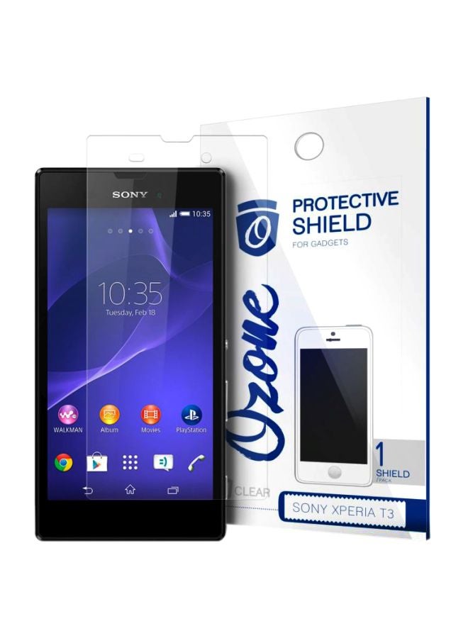 Ozone Crystal HD Screen Protector Scratch Guard For Sony Xperia T3 Clear